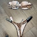 Victoria's Secret brand new victoria secret bikini cheetah small strapless thong  Photo 1