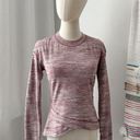 Lululemon  Close To Crossing Long Sleeve Rulu Space Dye Camo Plumful Smoky Blush Photo 0