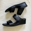 Ecco  HAPE 35 WEDGE SANDAL IN BLACK SIZE 9-9.5 Photo 5