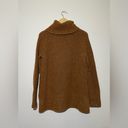 Madewell  Mercer Turtleneck Sweater Wool Blend Rust Small Photo 3