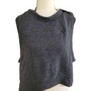 Joy Lab Size XL Cropped Sleeveless Hoodie Sweatshirt with Front Zippered Pocket Photo 0