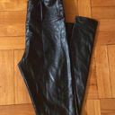 TJ Maxx Matte Black Leather Pants  Photo 0