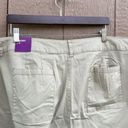 Lane Bryant NWT  Womens Shorts Beige Flat Front Deep Pockets Plus Size 24 Photo 4