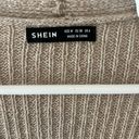 SheIn  Long duster cardigan versatile neutral light brown ivory Photo 1