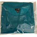 East 5th essentials Crew Neck Short Sleeve Teal Shirred Top Size 2X Photo 7