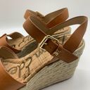 Sam Edelman  Maura Leather Espadrille Platform Brown Wedge Sandal Size 10 M Photo 9