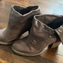 sbicca Brown Leather Booties Photo 0