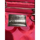 Coach  Poppy Op Art Glam Pink Jacquard Large Monogram Canvas Style Shoulder Bag Photo 5