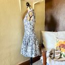 Betsey Johnson Betsy Johnson size 4 Blue And White Floral Dress Photo 3