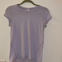 Lululemon Short Sleeve Top Lilac Photo 0