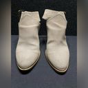 American Eagle Gray Strap Buckle Open Back Bootie Size 10 - 3.5” Heel Photo 3