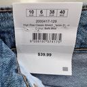 Cotton On Cotton:On Women's Bells Blue High Rise Classic Stretch Denim Short Size 6 NWT Photo 4