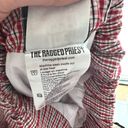 The Ragged Priest  Chain Drawstring Plaid Cargo Pants Red Size Small Photo 4