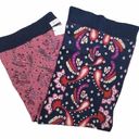 Vera Bradley  Painted Paisley Knit Scarf, Navy Photo 2