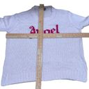 Wooden Ships  Caprice Angel Knit Sweater Pink Sapphire Mohair Wool Slouchy Medium Photo 12