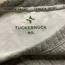 Tuckernuck  TNUCK Sport Gray Cable Ally Swing Pullover Sweatshirt Medium/Large Photo 3