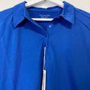 Polo North End Sport Women’s Quarter Button Down Collared Athletic  Blue XXL NWT Photo 1