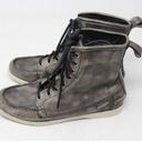 Sebago Docksides Lighthouse Ankle Boots Size 7.5M EUR 38 Black Leather Lace Up Photo 6