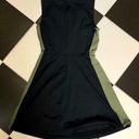 Cynthia Rowley  Stretchy Skater Fit & Flare Dress Black & Olive Green size Small Photo 1