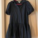 Collard Black Dress Size L Photo 0