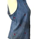 Marsh Landing Vintage  denim sleeveless blouse Photo 2