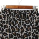 Lovers + Friends  Womens XS Leopard Print Mini Skirt Black Tan Mobwife Edgy Photo 2