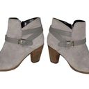 Cole Haan  Hayes Grey Suede Strap Ankle Bootie Size 7.5 Photo 6