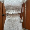 Macy's Beautiful 2 Piece Lace Dress Size Xsmall Photo 2