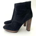 Burberry  Black Hazelhurst Suede Ankle Boots Size 38.5/8 Photo 0