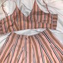 pink striped set Size M Photo 3