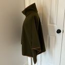 Tuckernuck  Piper Funnel Neck Trimmed Poncho Olive Photo 3