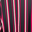 Torrid  Lightweight Blazer Striped Black Pink Size 3 Photo 6