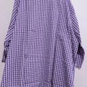 The Vermont country store women's purple checkered shirt 2X Size XXL Photo 1