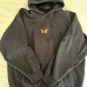 Brandy Melville Butterfly Hoodie Black Photo 1