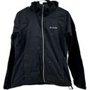 Columbia  Switchback III Rain Jacket Hooded Full Zip Logo Lightweight Black M Photo 1