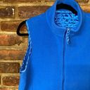 Mountain Lake  Vintage Blue Fleece Sleeveless Full Zip Vest Women's Photo 1