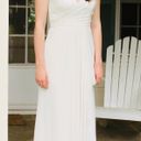 Hayley Paige Occasions Floor Length White Gown Photo 0