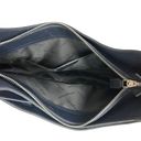 Salvatore Ferragamo  Gancini Leather Handbag Midnight Blue Hobo Bag Photo 3