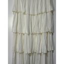 Wanderlux Ivory Layered Midi Skirt Size Large NWOT Western Flowy Indie Boho Photo 7