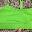 Lululemon  flow y bra bright green soulcycle sports bra women’s size 6 nulu yoga Photo 7