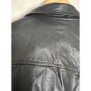 Slate + Willow  Black Leather Biker Moto Jacket Size M Photo 14