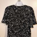 Apt. 9  women’s Black & White business Casual Top size Small Photo 2