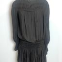 DO+BE Smocked Neck Pleated Drop Waist Long Sleeve Dress Photo 0