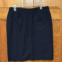 Ralph Lauren Lauren  navy Pencil Skirt W/Full side buttons Size 10-NWTS Photo 3