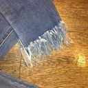 Free People  Great Heights Medium Wash Fray Distressed Skinny Jeans Size 24 Photo 9