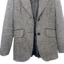 Guess Y2K  black tweed blazer jacket elbow patches Photo 3