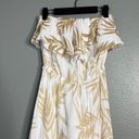 Michael Stars NWOT  Tara Gauze Ruffle Strapless Maxi Dress Brushed Cotton XS Photo 3