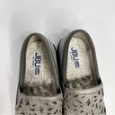 Jbu  by Jambu vegan Leather shoes silver wildflower Moc size 7 Photo 2