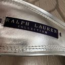 Ralph Lauren $650 Purple Collection T-strap Platform Silver  Heels Size 10 Photo 7