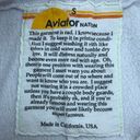 Aviator Nation  Womens Size S Joggers Sweat Pants Stretch White TINY FLAW Photo 9